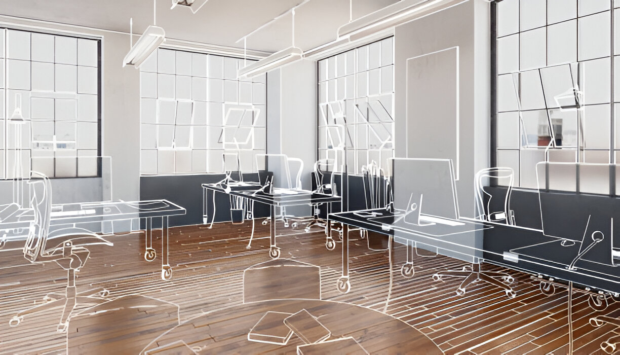 Modern open-plan office