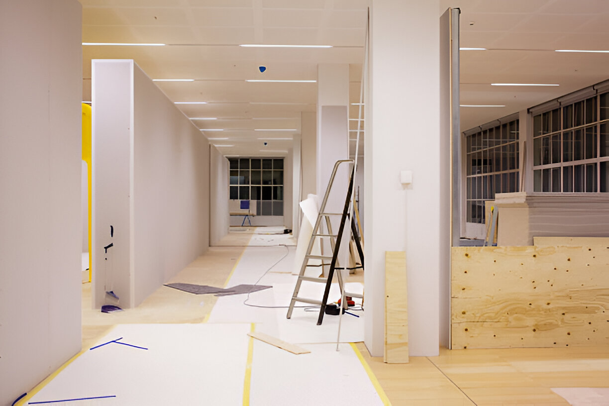 Welcoming office reception area